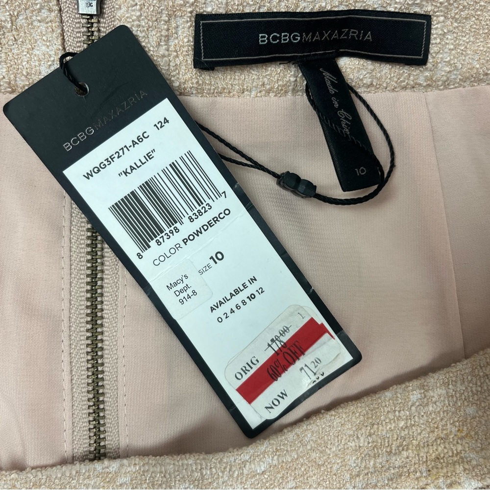 BNWT tan and cream shirt